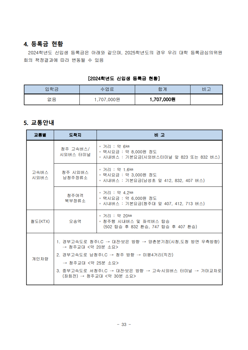 2025학년도 수시모집 모집요강
